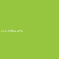 Kleines Beton-Messer