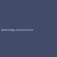 Mittelmäßiger Kunststoff-Stuhl