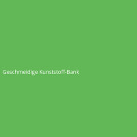 Geschmeidige Kunststoff-Bank