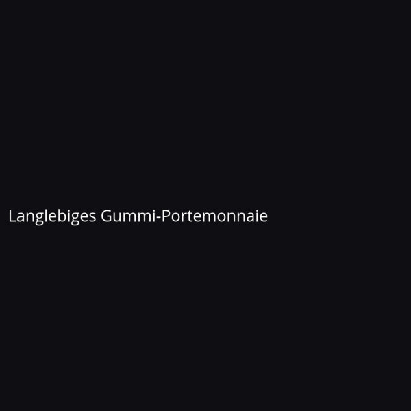 Langlebiges Gummi-Portemonnaie