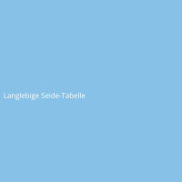 Langlebige Seide-Tabelle