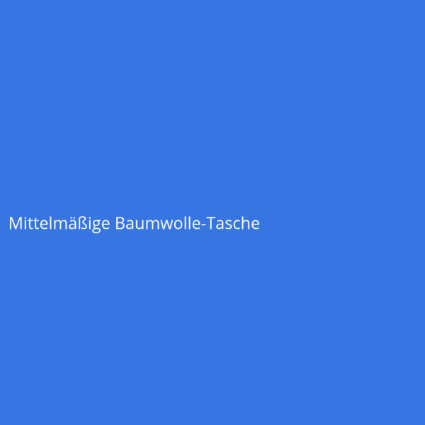 Mittelmäßige Baumwolle-Tasche