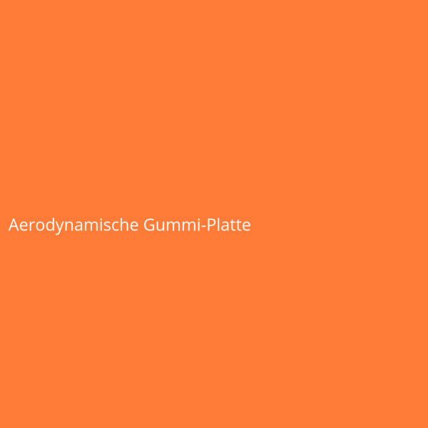 Aerodynamische Gummi-Platte