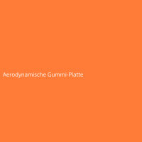 Aerodynamische Gummi-Platte