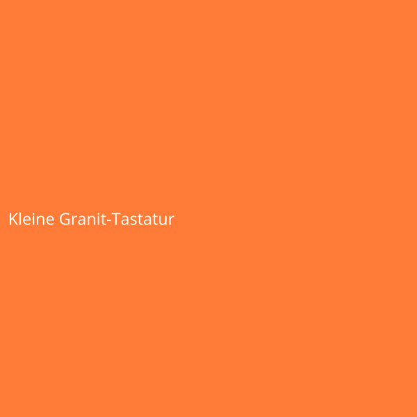 Kleine Granit-Tastatur